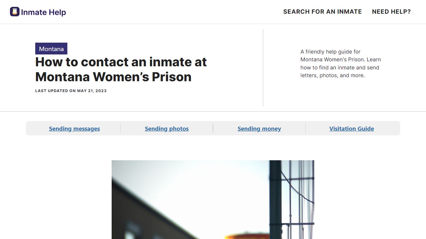 How to contact an inmate at Montana Women’s Prison